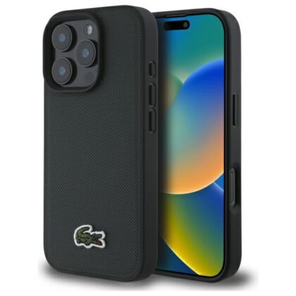 Lacoste Iconic Petit Pique - θήκη για Apple iPhone 16 Pro - Πράσινο