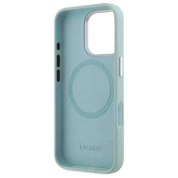 Lacoste Σιλικόνη με Σπασμένο Λογότυπο MagSafe - θήκη για Apple iPhone 16 Pro Max - Διάφανο - Image 7