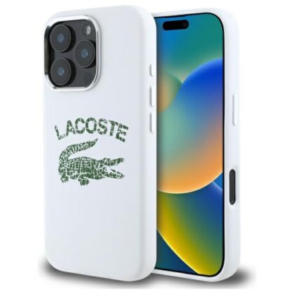 Lacoste Silicone Cracked Logo MagSafe - θήκη για Apple iPhone 16 Pro Max - Πολύχρωμο