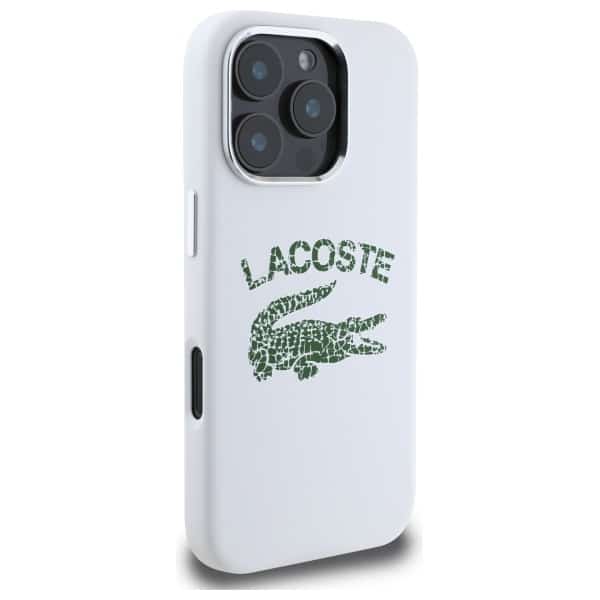 Lacoste Silicone Cracked Logo MagSafe - θήκη για Apple iPhone 16 Pro - Πολύχρωμο - Image 4