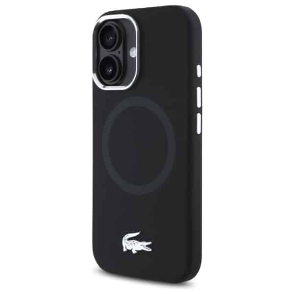 Lacoste Silicone Croco Logo MagSafe - θήκη για Apple iPhone 16 - Μαύρο - Image 2