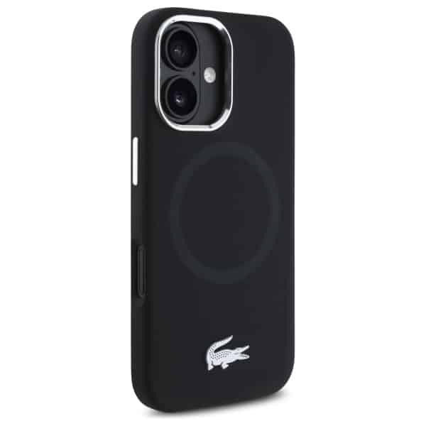 Lacoste Silicone Croco Logo MagSafe - θήκη για Apple iPhone 16 - Μαύρο - Image 4