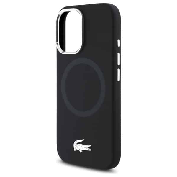 Lacoste Silicone Croco Logo MagSafe - θήκη για Apple iPhone 16 - Μαύρο - Image 6