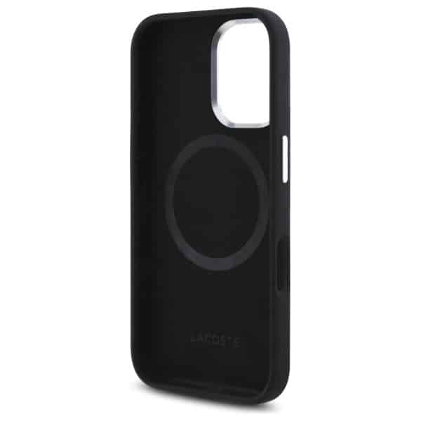 Lacoste Silicone Croco Logo MagSafe - θήκη για Apple iPhone 16 - Μαύρο - Image 7