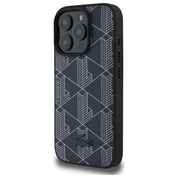 Lacoste Blend Monogram MagSafe - θήκη για Apple iPhone 16 Pro - Μπλε - Image 2