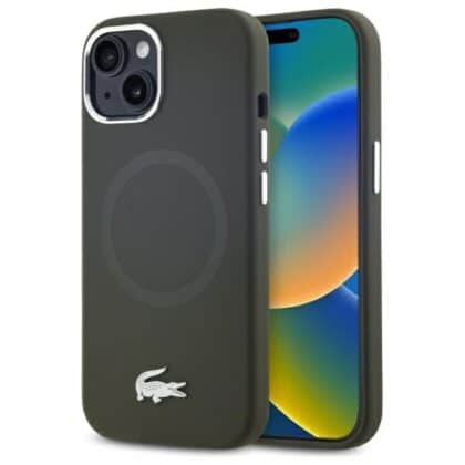 Lacoste Croco Logo MagSafe - θήκη για Apple iPhone 15 - Κίτρινο