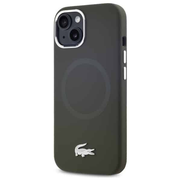 Lacoste Croco Logo MagSafe - θήκη για Apple iPhone 15 - Κίτρινο - Image 2
