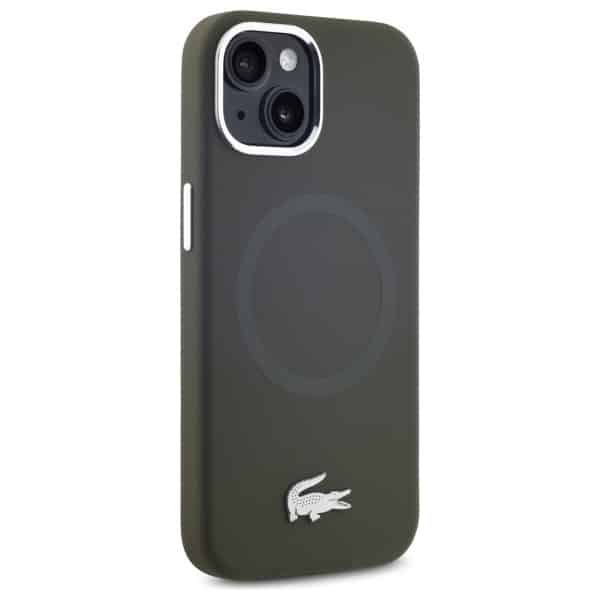 Lacoste Croco Logo MagSafe - θήκη για Apple iPhone 15 - Κίτρινο - Image 4