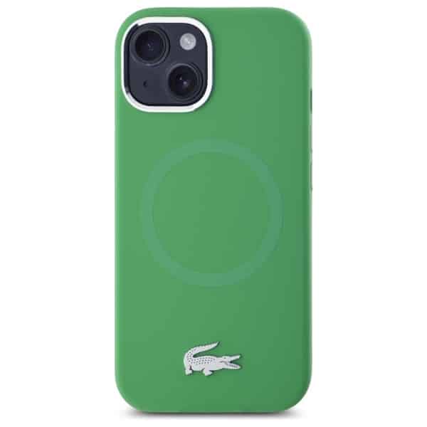 Lacoste Silicone Croco Logo MagSafe - θήκη για Apple iPhone 15 - Διάφανο - Image 3