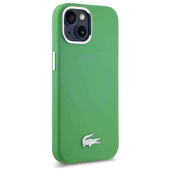 Lacoste Silicone Croco Logo MagSafe - θήκη για Apple iPhone 15 - Διάφανο - Image 4