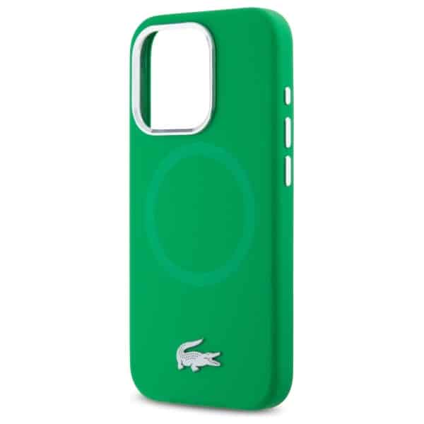 Lacoste LCHMP15LSMAN iPhone 15 Pro 6,1" estragon σκληρή θήκη Silicone Croco Logo MagSafe - Image 6