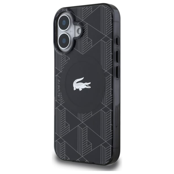 Lacoste IML Blend Monogram MagSafe - θήκη για Apple iPhone 16 Plus - Μαύρο - Image 2