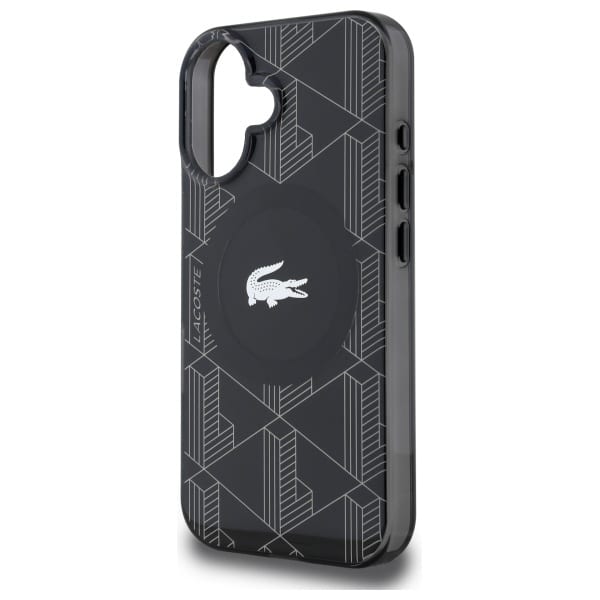 Lacoste IML Blend Monogram MagSafe - θήκη για Apple iPhone 16 Plus - Μαύρο - Image 6
