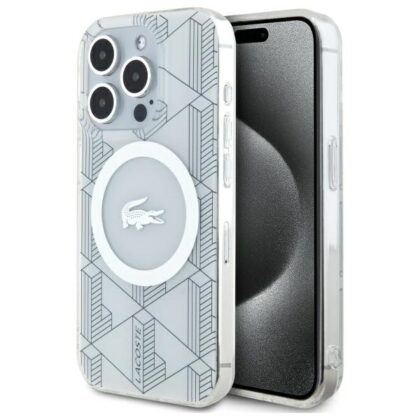 Lacoste IML Blend Monogram MagSafe - θήκη για Apple iPhone 15 Pro - Πολύχρωμο