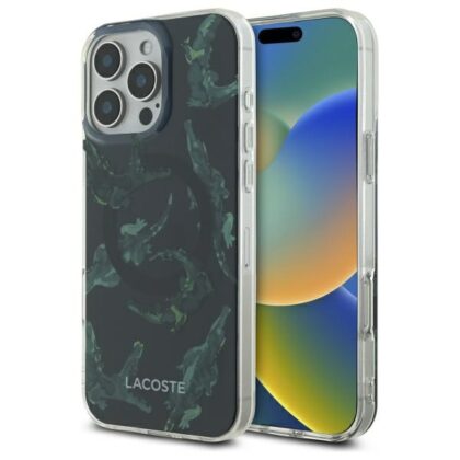 Lacoste IML Painting MagSafe - θήκη για Apple iPhone 16 Pro Max - Μαύρο