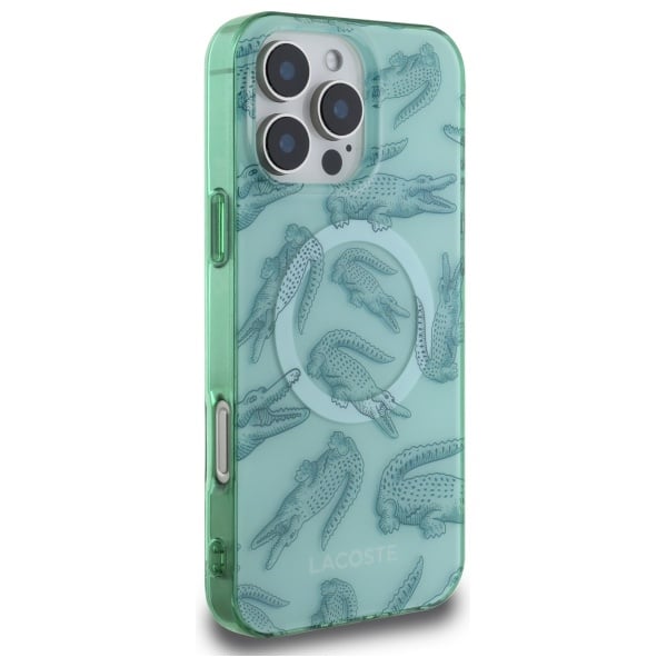 Lacoste IML Croc MagSafe - θήκη για Apple iPhone 16 Pro Max - Διάφανο - Image 4