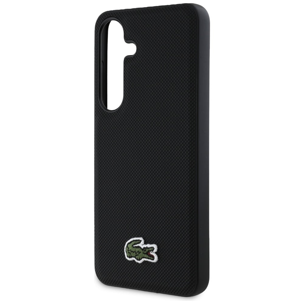 Lacoste Iconic Petit Pique Woven Logo CBDY Strap MagSafe - θήκη για Samsung Galaxy S25 - Μαύρο - Image 6