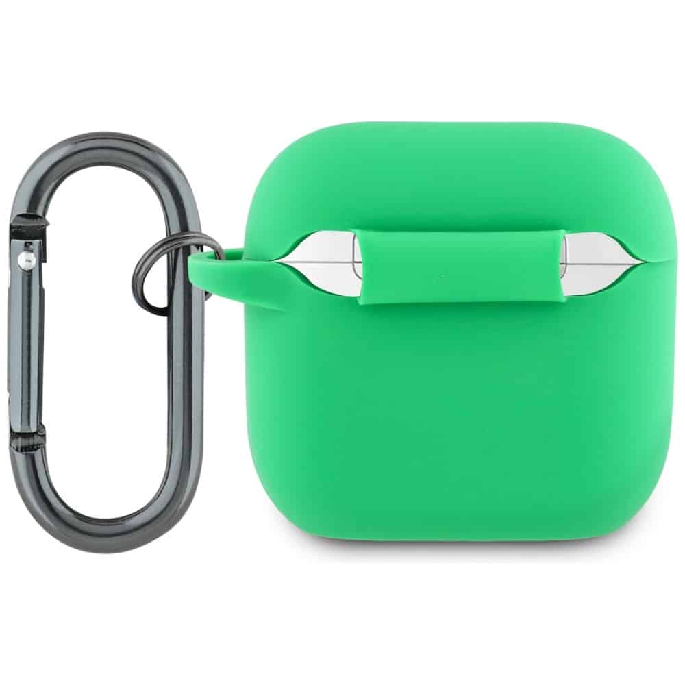 Θήκη για AirPods Lacoste LCA4SLON για 4 AirPods σε πράσινο χρώμα με λογότυπο σιλικόνης και κροκόδειλο - Image 2