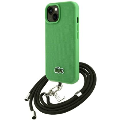 Lacoste Iconic Petit Pique Crossbody Cord MagSafe - θήκη για Apple iPhone 15 - Πράσινο