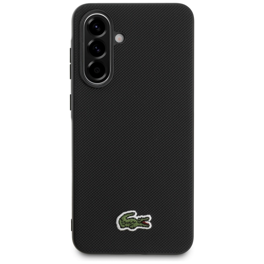 Lacoste Iconic Petit Pique Woven Logo - θήκη για Samsung Galaxy A56 - Μαύρο - Image 2