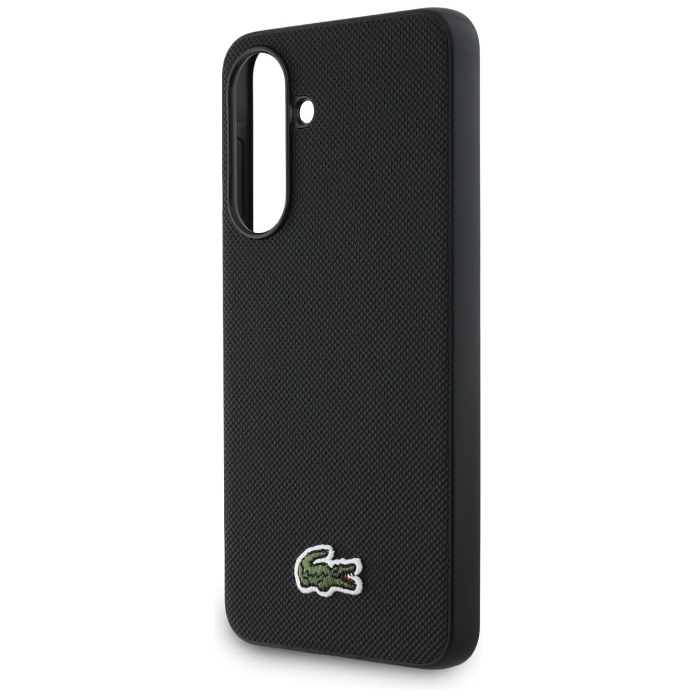 Lacoste Iconic Petit Pique Woven Logo - θήκη για Samsung Galaxy A56 - Μαύρο - Image 5
