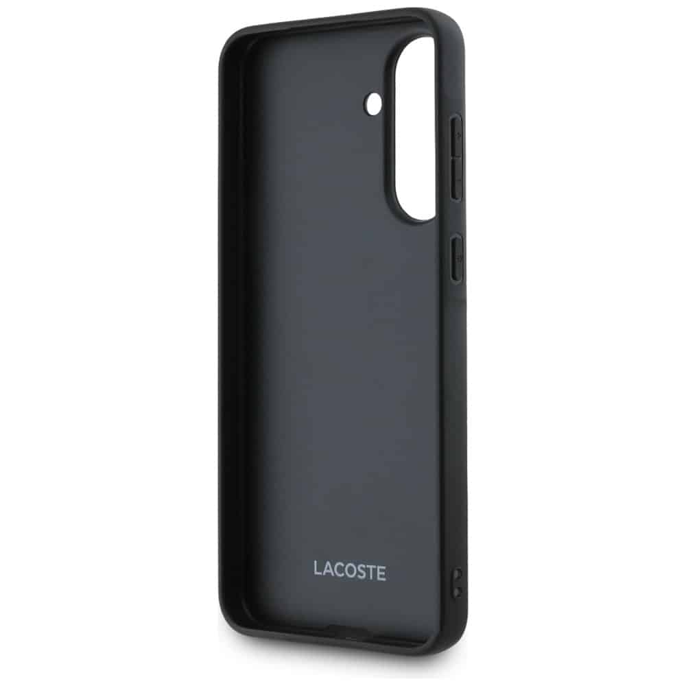 Lacoste Iconic Petit Pique Woven Logo - θήκη για Samsung Galaxy A56 - Μαύρο - Image 6