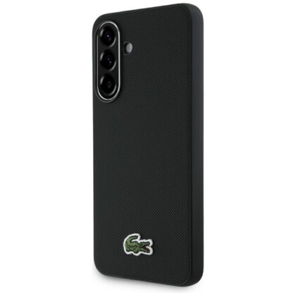 Lacoste Iconic Petit Pique Woven Logo - θήκη για Samsung Galaxy A56 - Μαύρο