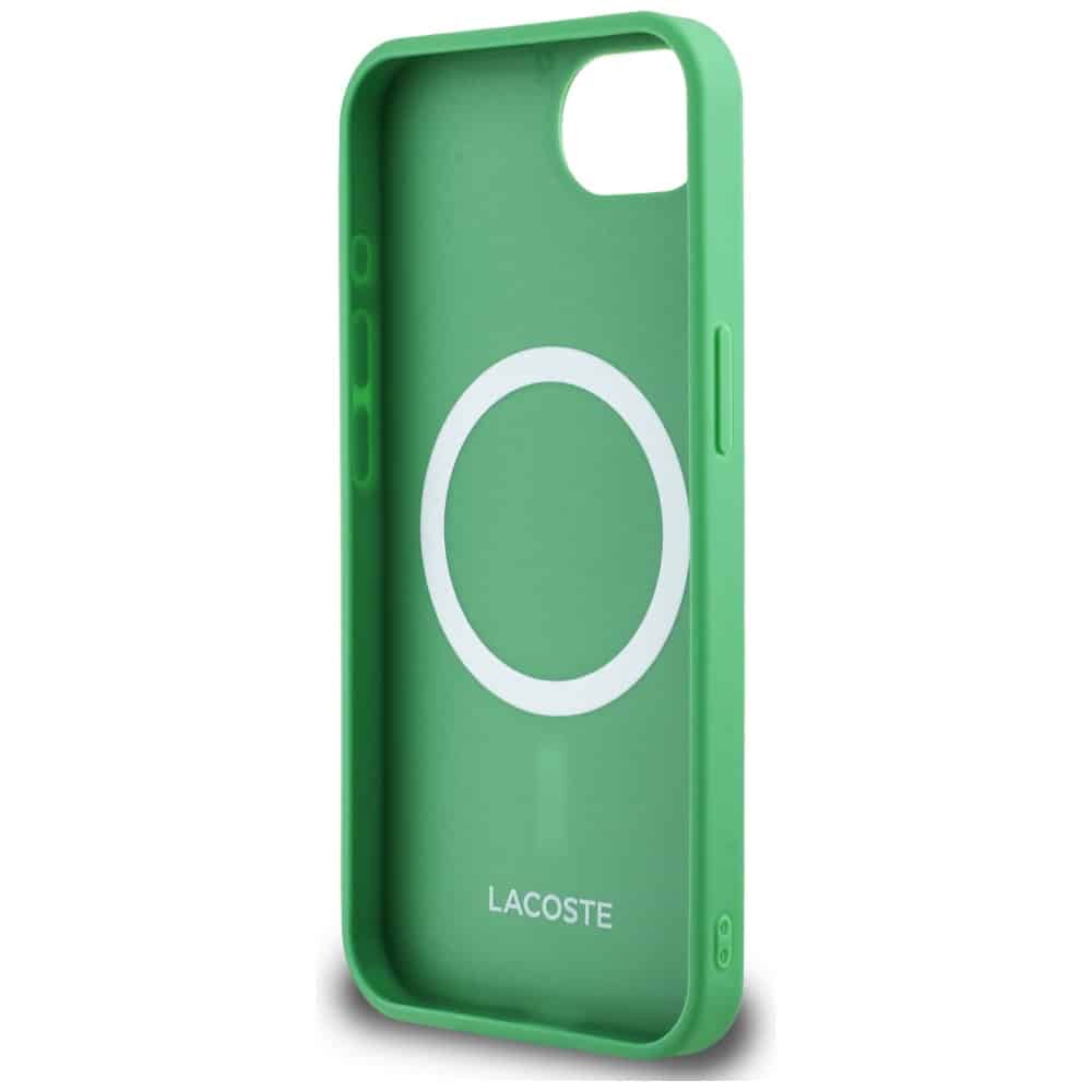 Lacoste Iconic Petit Pique Woven Logo MagSafe - θήκη για Apple iPhone 16e / 17e - Πράσινο - Image 7