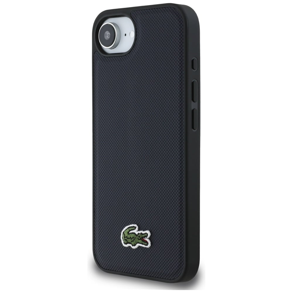 Lacoste Iconic Petit Pique Woven Logo MagSafe - θήκη για Apple iPhone 16e / 17e - Μπλε - Image 2