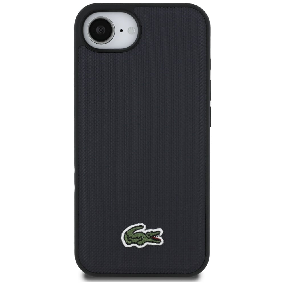 Lacoste Iconic Petit Pique Woven Logo MagSafe - θήκη για Apple iPhone 16e / 17e - Μπλε - Image 3