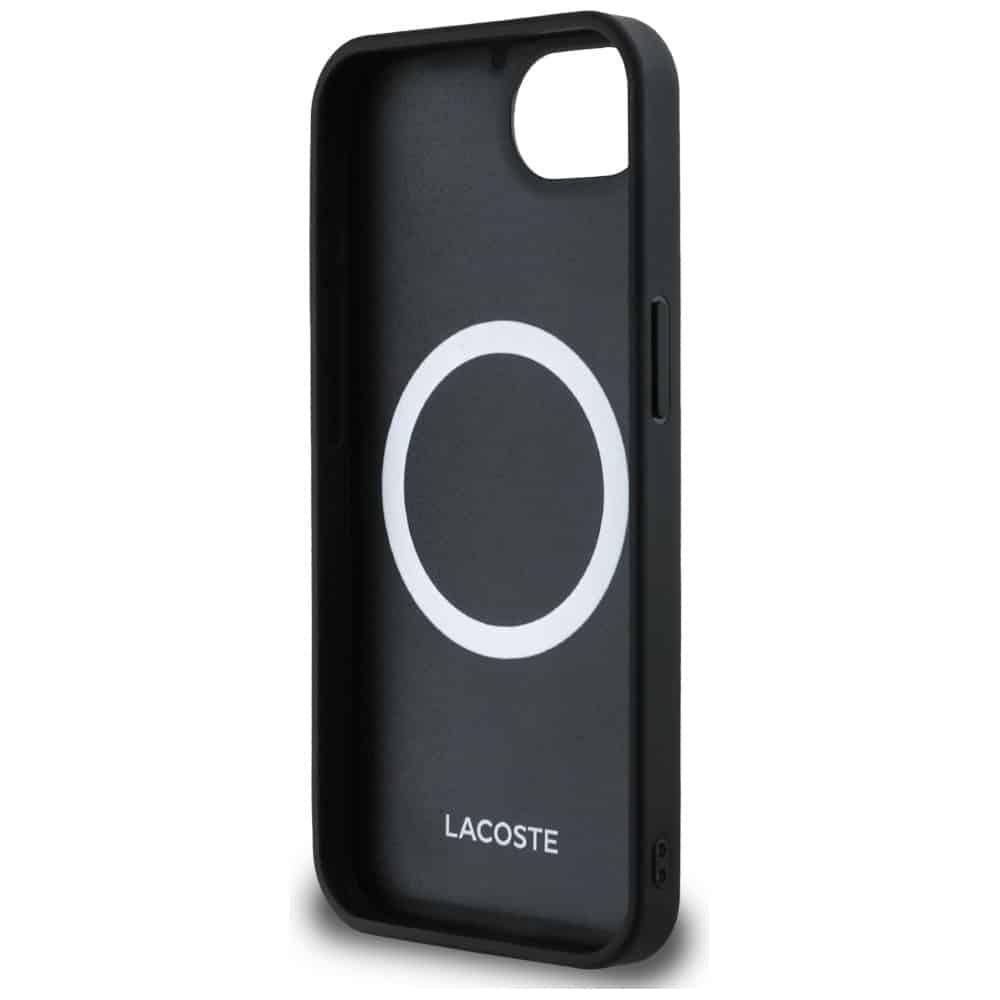Lacoste Iconic Petit Pique Woven Logo MagSafe - θήκη για Apple iPhone 16e / 17e - Μπλε - Image 7