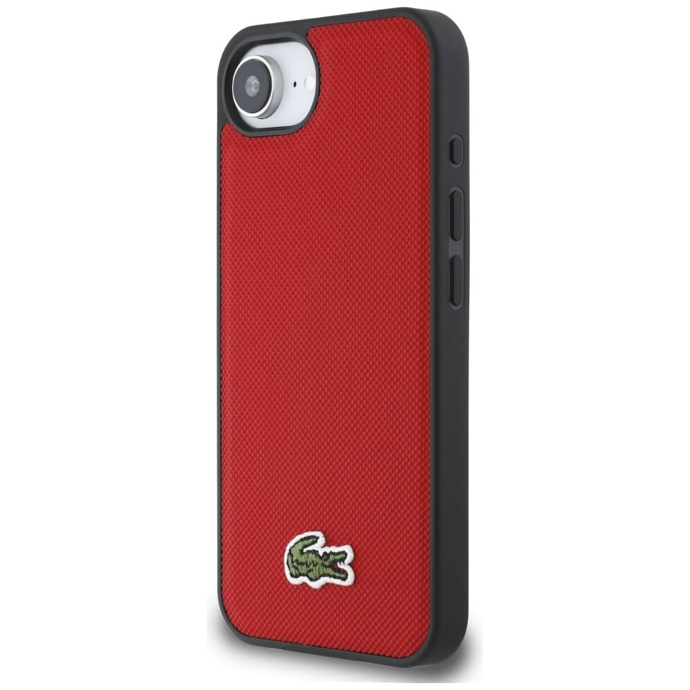 Lacoste Iconic Petit Pique Woven Logo MagSafe - θήκη για Apple iPhone 16e / 17e - Κόκκινο - Image 2