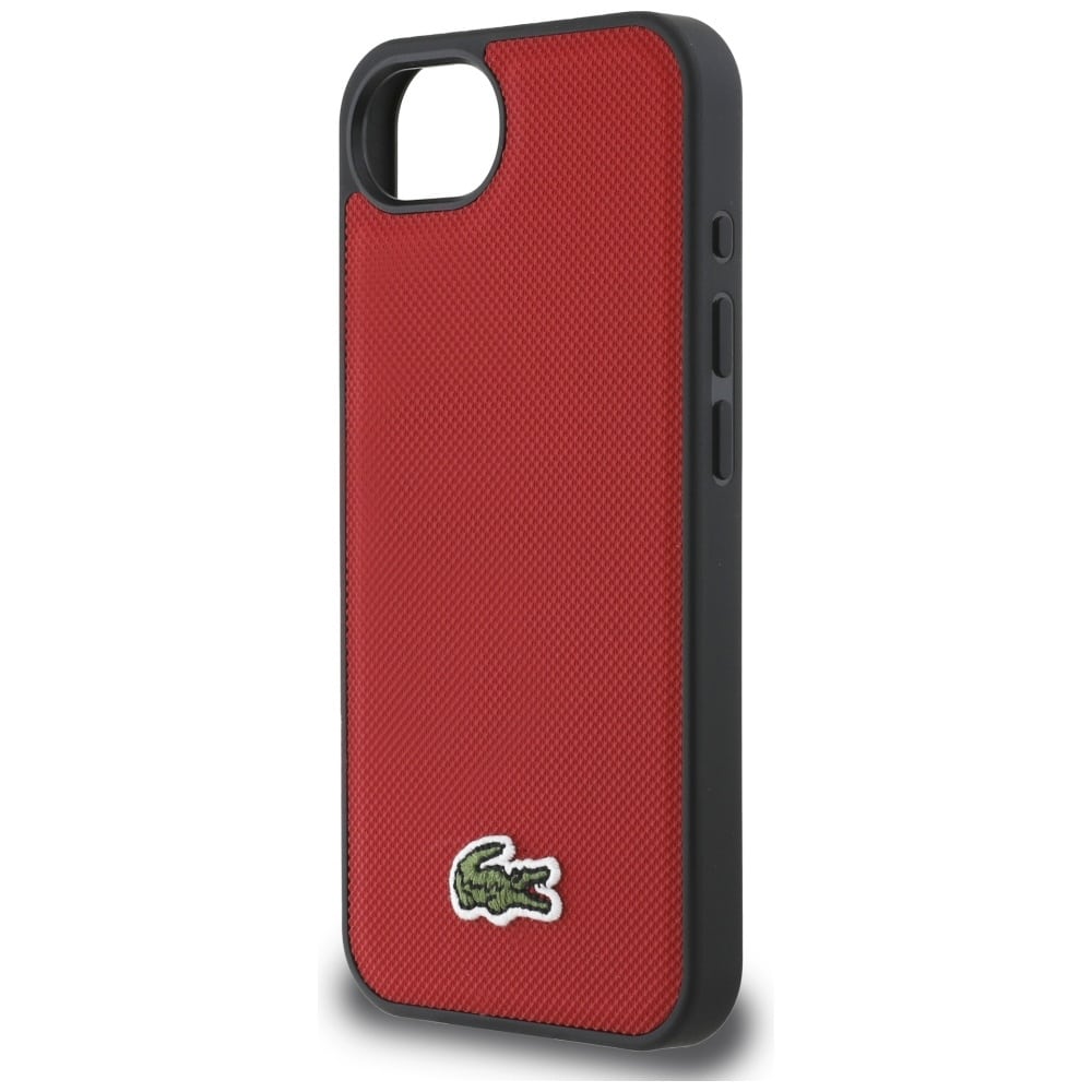 Lacoste Iconic Petit Pique Woven Logo MagSafe - θήκη για Apple iPhone 16e / 17e - Κόκκινο - Image 6