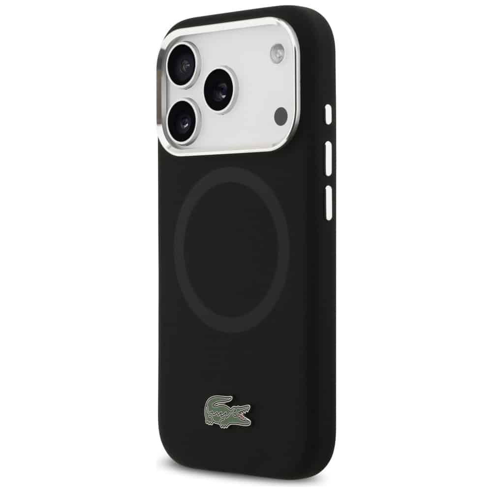 Lacoste Silicone Metal Logo MagSafe - θήκη για Apple iPhone 17 Pro - Μαύρο - Image 2