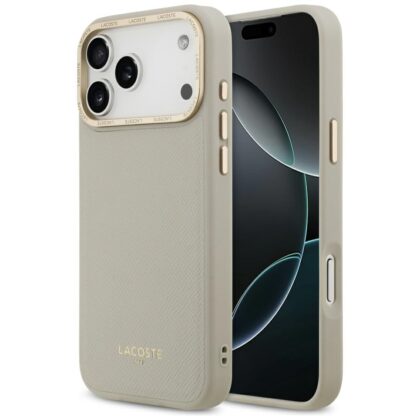 Lacoste Champs Elysees Gold Logo MagSafe - θήκη για Apple iPhone 17 Pro Max - ΤαΠου