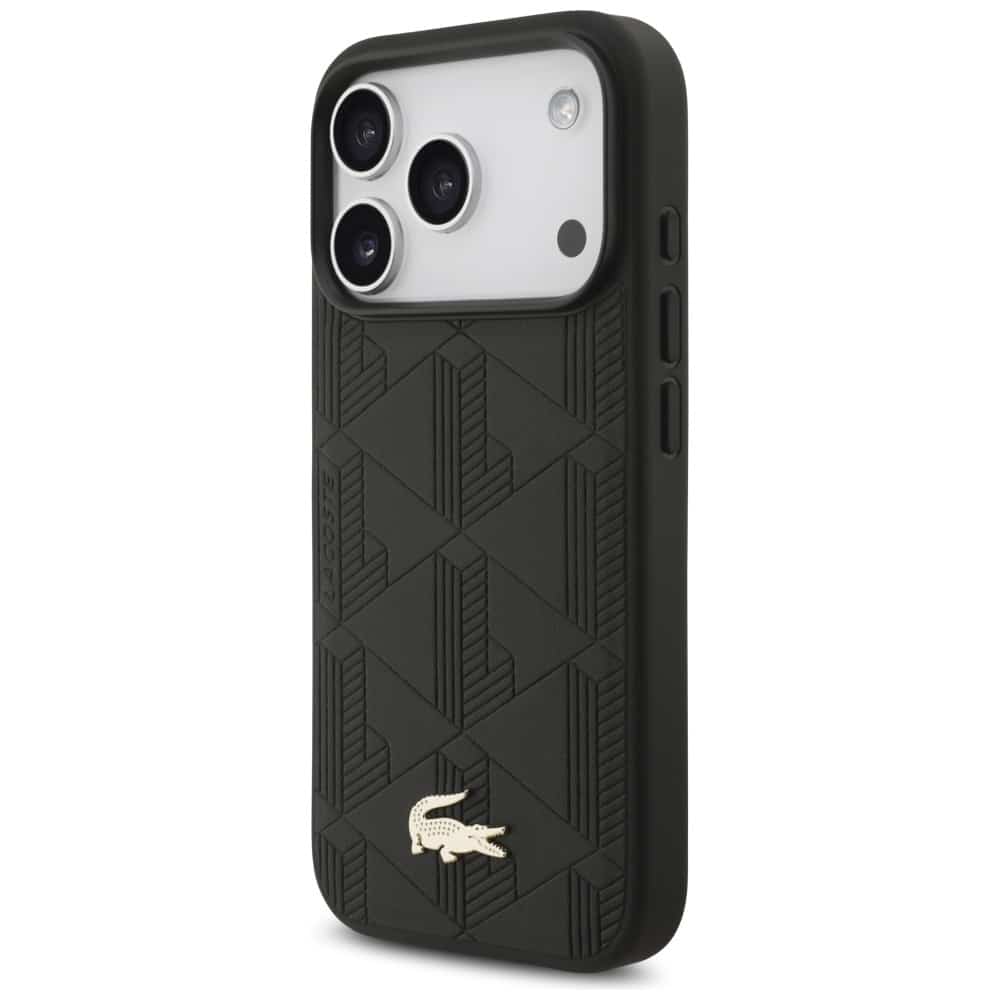 Lacoste Nomograme Χρυσό Λογότυπο MagSafe - θήκη για Apple iPhone 17 Pro - Μαύρο - Image 2