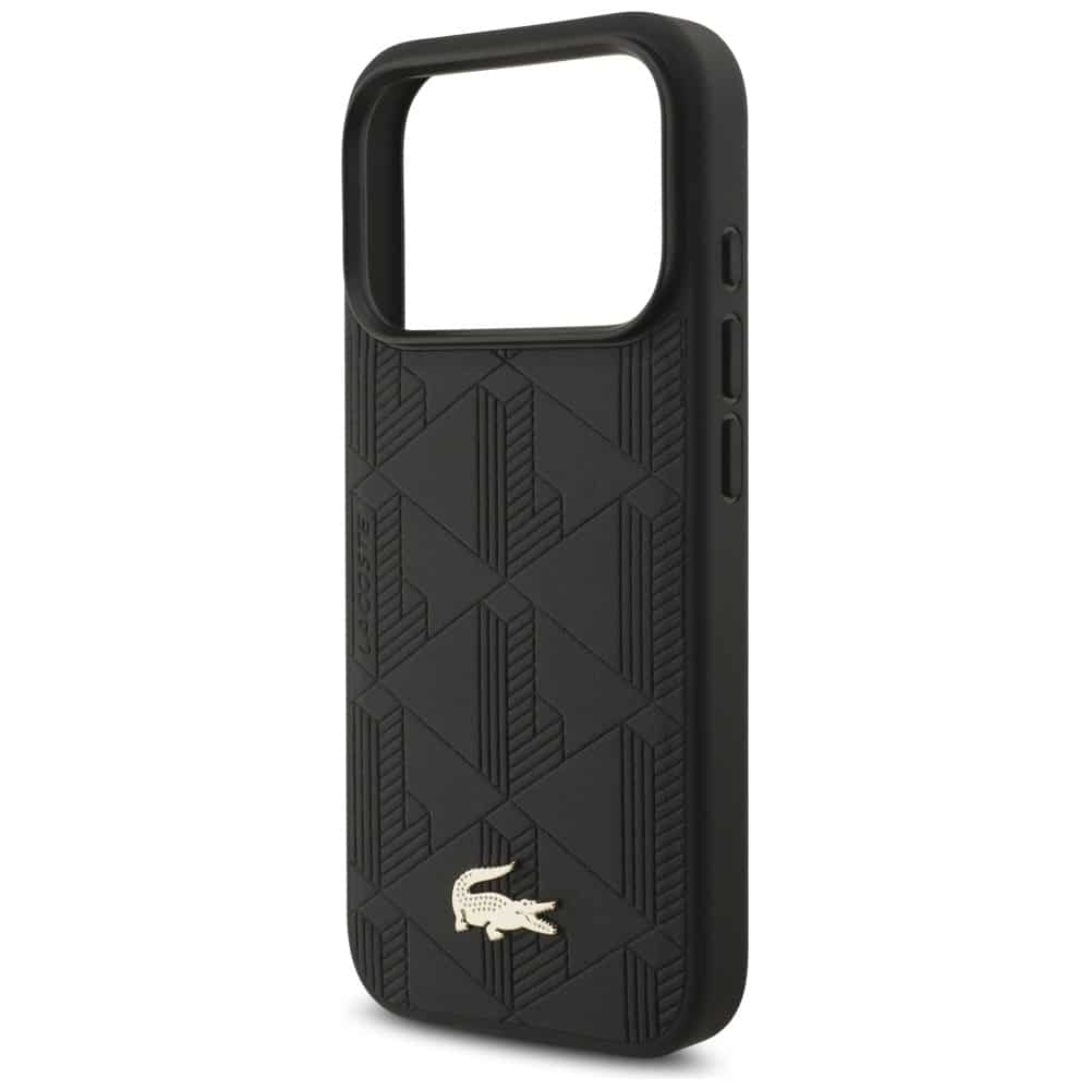 Lacoste Nomograme Χρυσό Λογότυπο MagSafe - θήκη για Apple iPhone 17 Pro - Μαύρο - Image 6