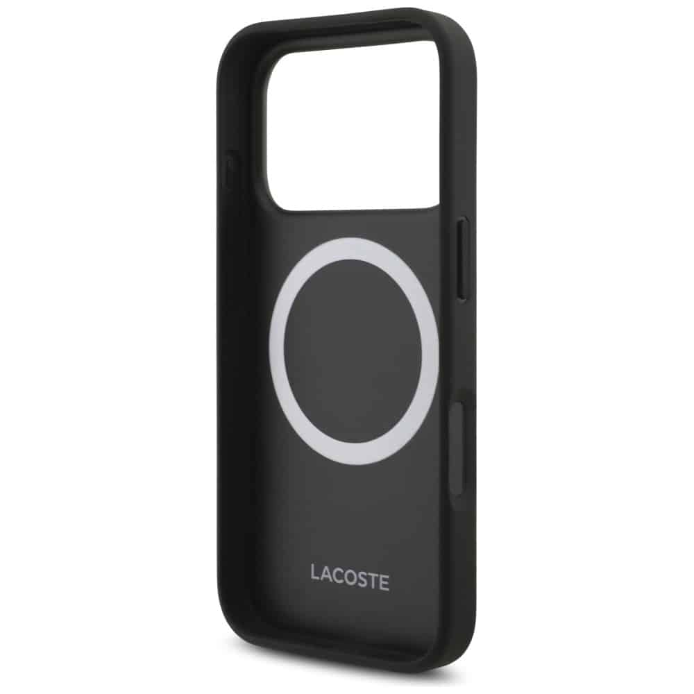 Lacoste Nomograme Χρυσό Λογότυπο MagSafe - θήκη για Apple iPhone 17 Pro - Μαύρο - Image 7