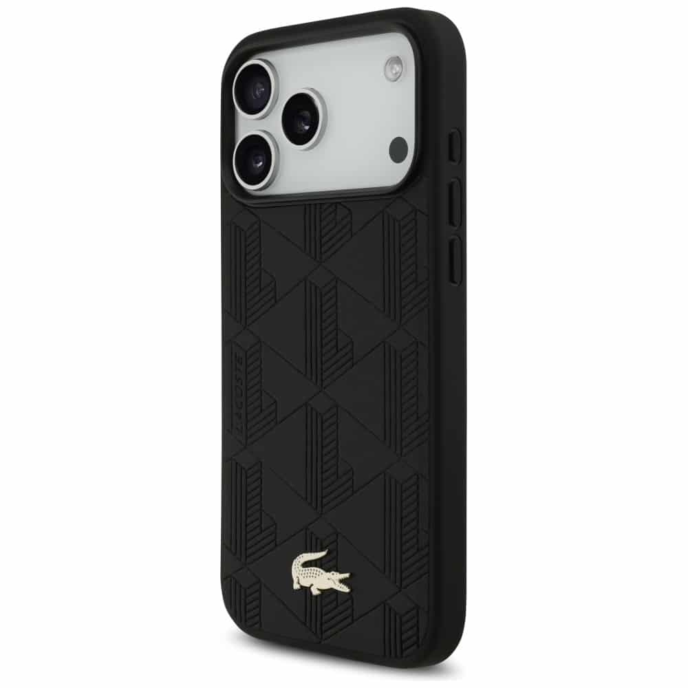 Lacoste Nomograme Χρυσό Λογότυπο MagSafe - θήκη για Apple iPhone 17 Pro Max - Μαύρο - Image 2
