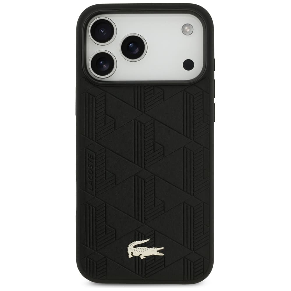 Lacoste Nomograme Χρυσό Λογότυπο MagSafe - θήκη για Apple iPhone 17 Pro Max - Μαύρο - Image 3