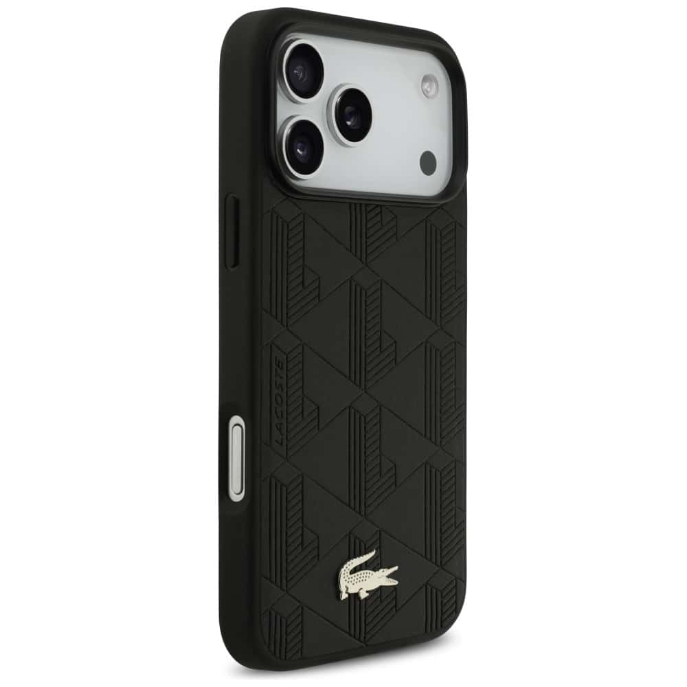 Lacoste Nomograme Χρυσό Λογότυπο MagSafe - θήκη για Apple iPhone 17 Pro Max - Μαύρο - Image 4
