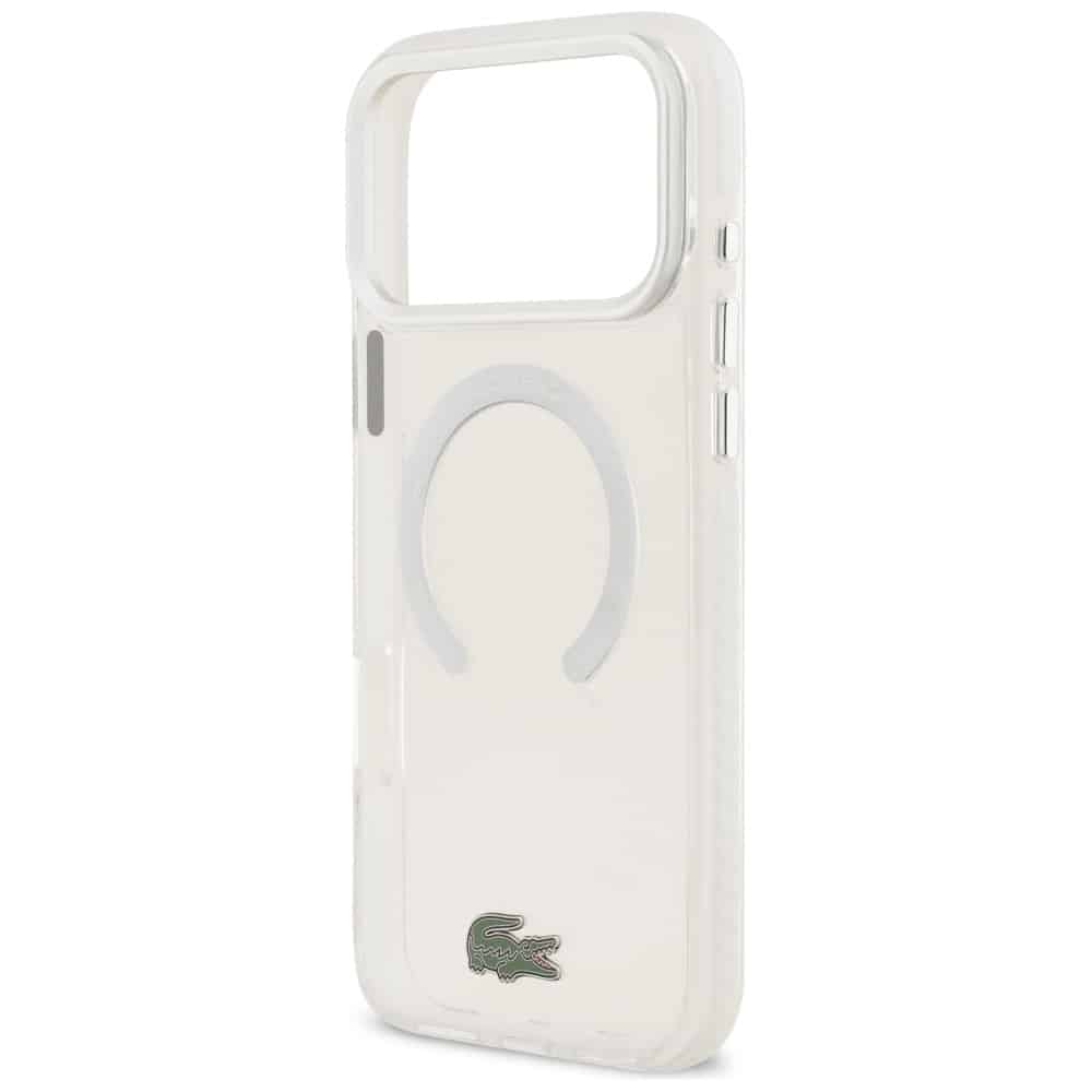 Lacoste Shockproof Διαφανής Παγάκι MagSafe - θήκη για Apple iPhone 17 Pro Max - Λευκό - Image 6