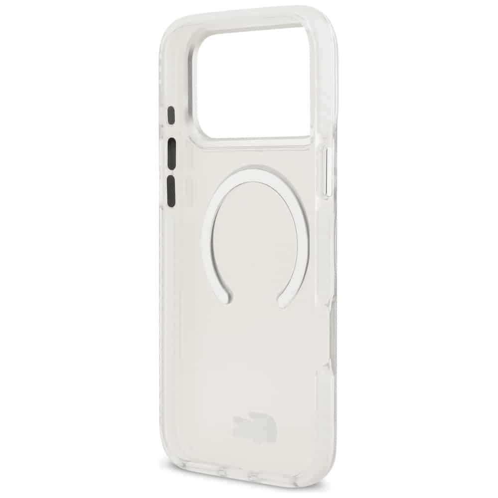 Lacoste Shockproof Διαφανής Παγάκι MagSafe - θήκη για Apple iPhone 17 Pro Max - Λευκό - Image 7