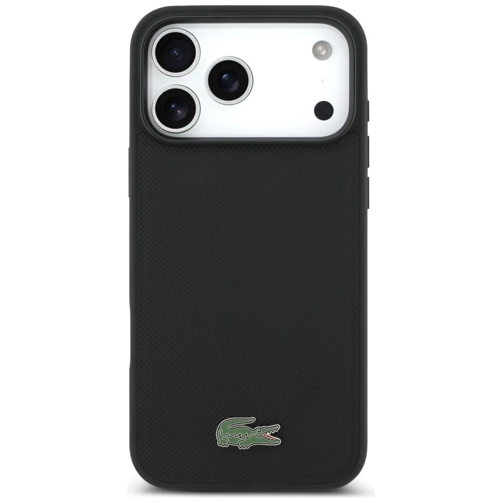 Lacoste Petit Pique Lacquer Logo MagSafe - θήκη για Apple iPhone 17 Pro Max - Μαύρο - Image 3