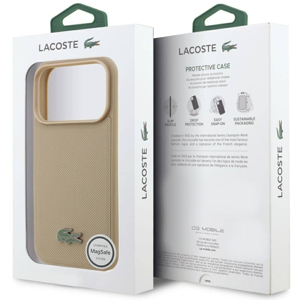 Lacoste Petit Pique Lacquer Logo - θήκη για Apple iPhone 17 Pro - Ταφ - Image 8