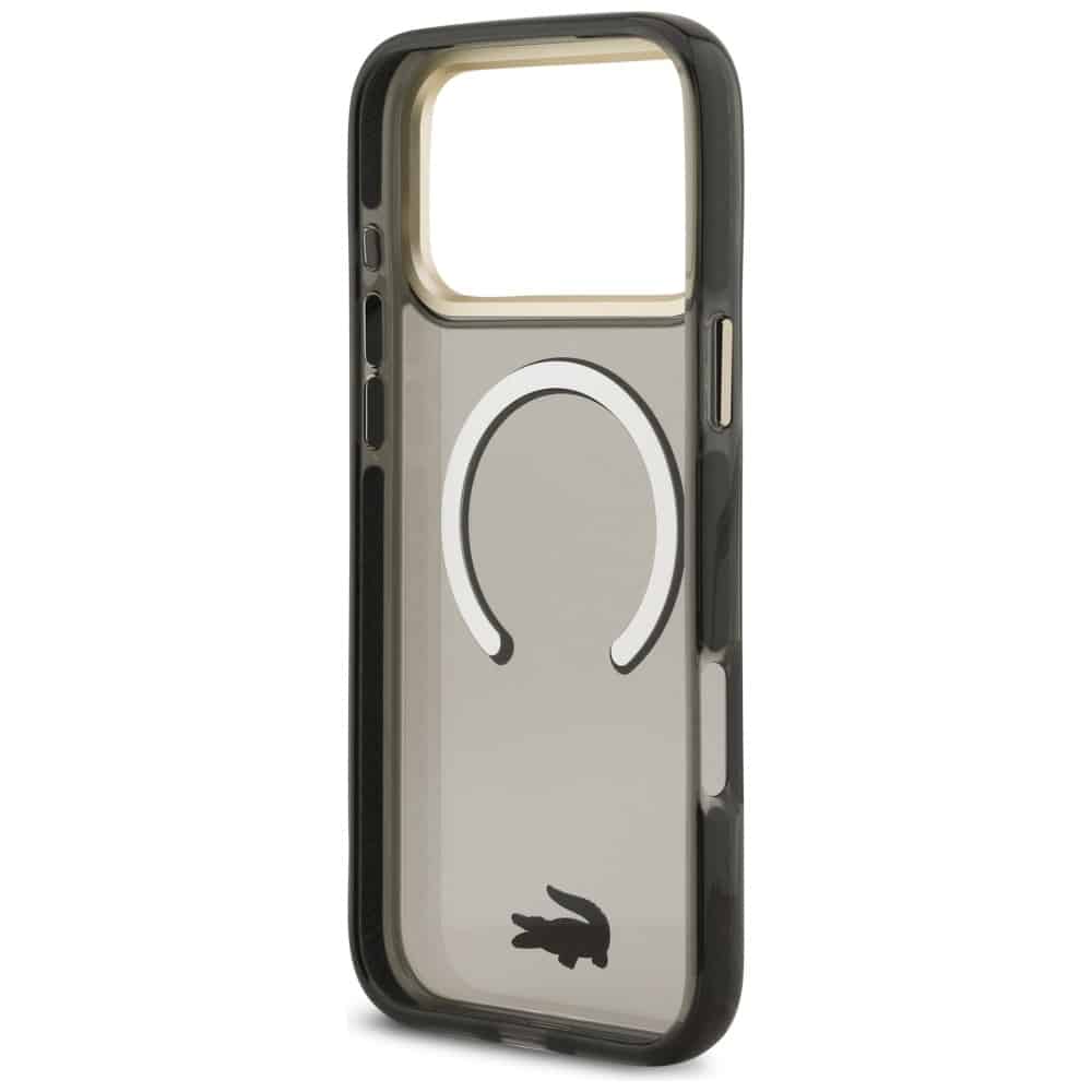 Lacoste Shockproof Διαφανής Ματ Χρυσό Λογότυπο MagSafe - θήκη για Apple iPhone 17 Pro Max - Μαύρο - Image 7