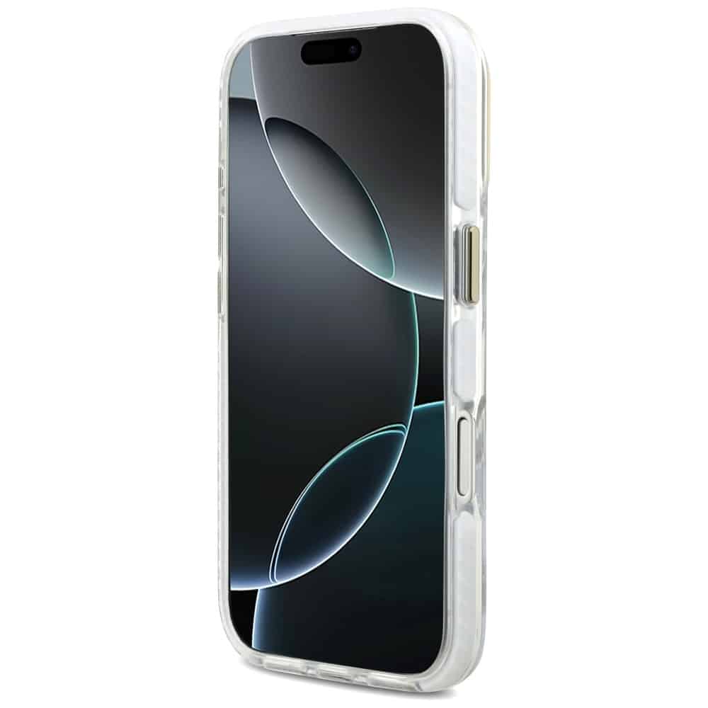 Lacoste Shockproof Διαφανής Ματ Χρυσό Λογότυπο MagSafe - θήκη για Apple iPhone 17 Pro - Λευκό - Image 5