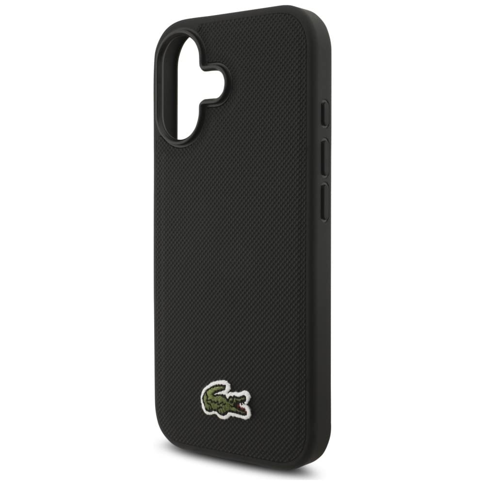 Lacoste Iconic Petit Pique Woven Logo MagSafe - θήκη για Apple iPhone 17 - Μαύρο - Image 6