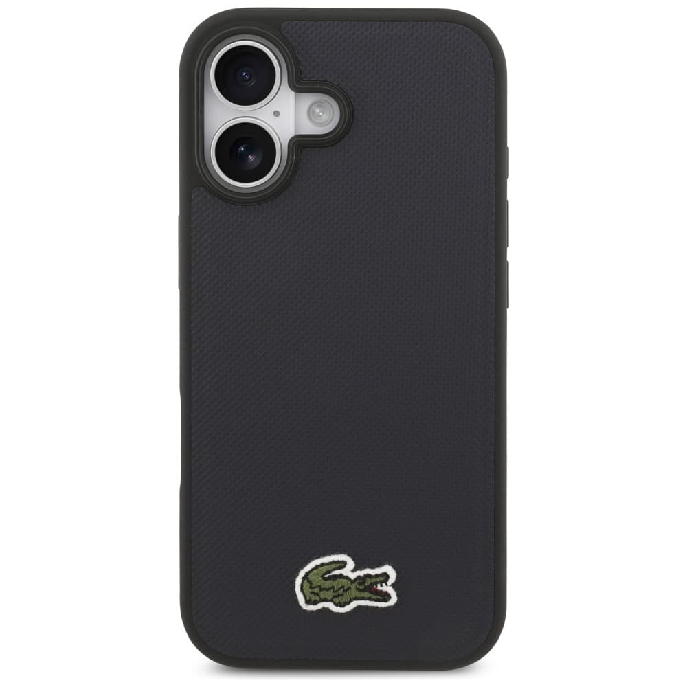 Lacoste Iconic Petit Pique Woven Logo MagSafe - θήκη για Apple iPhone 17 - Μπλε - Image 3