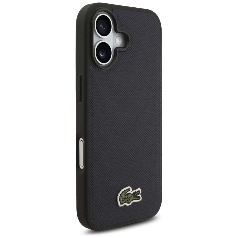 Lacoste Iconic Petit Pique Woven Logo MagSafe - θήκη για Apple iPhone 17 - Μπλε - Image 4